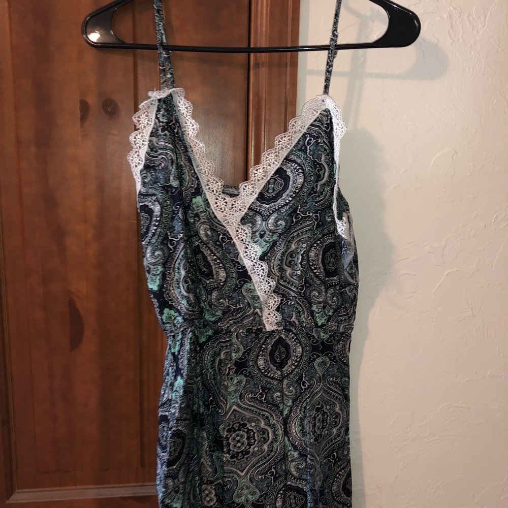 Paisley print romper
